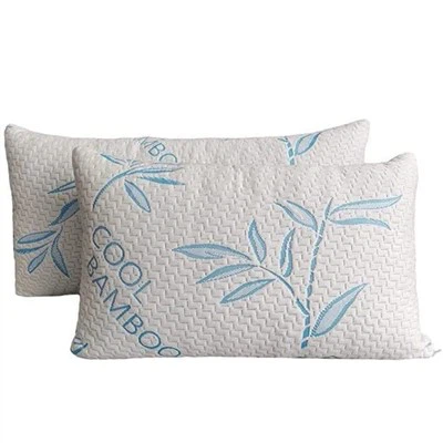 Versnipperd traagschuim verstelbaar bamboe bedkussen